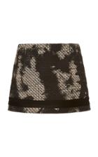 Philosophy Di Lorenzo Serafini Coated Boucle Mini Skirt