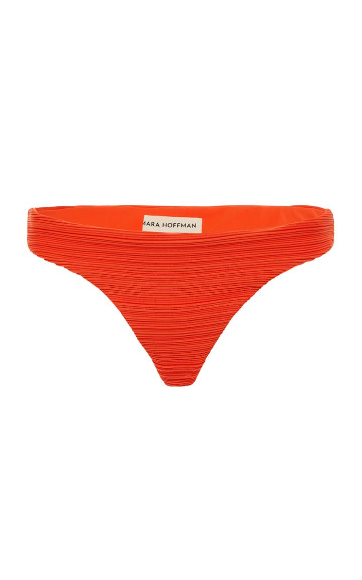 Moda Operandi Mara Hoffman Kay Ribbed Bikini Bottom Size: Xxs