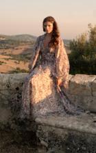Moda Operandi Luisa Beccaria Floral Silk-chiffon Dress