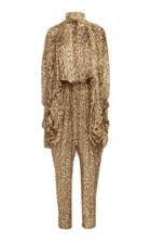 Zimmermann Printed Silk-chiffon Jumpsuit