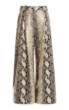 Moda Operandi Zuhair Murad Snake-effect Faux Leather Pants