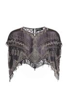Moda Operandi Isabel Marant Judy Embroidered Silk Cropped Top Size: 32