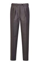 Giuliva Heritage Husband Flannel Tailored Wool Tapered Pants