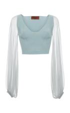Missoni Cropped V-neck Top