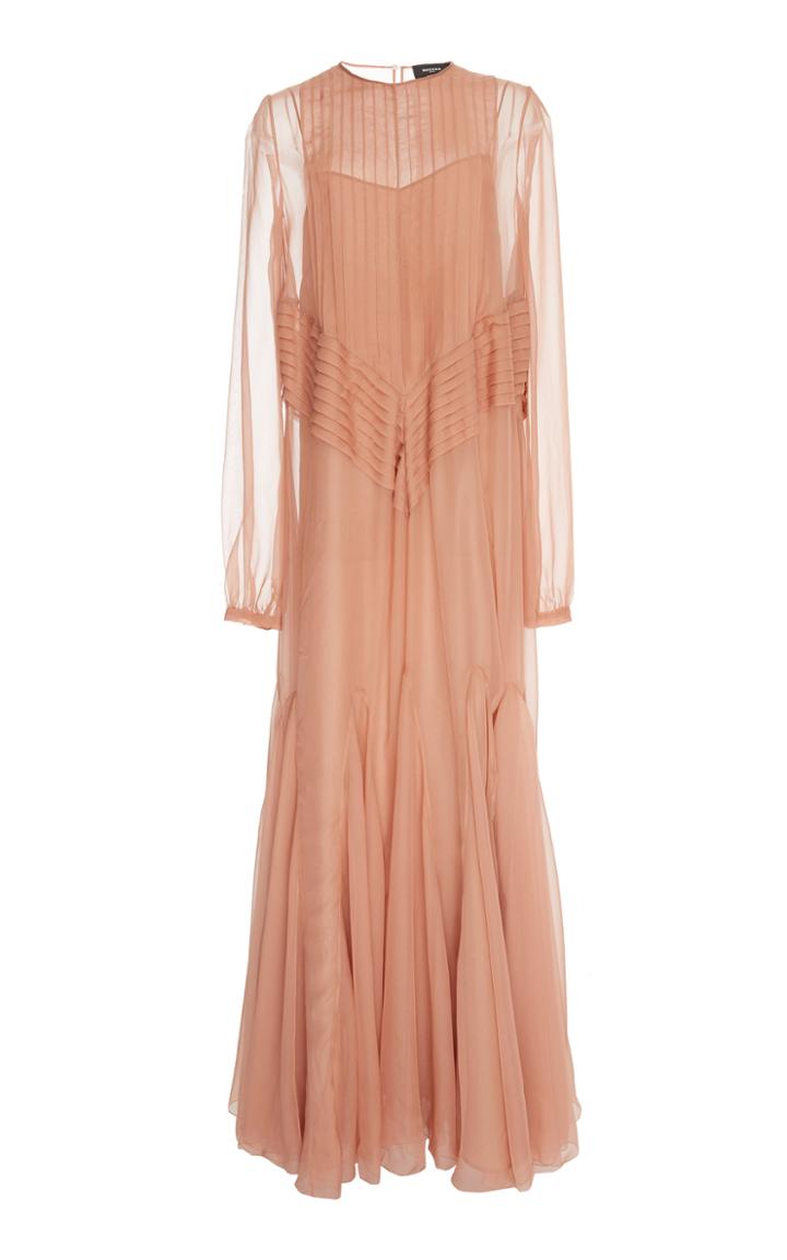 Rochas Silk Chiffon Gown