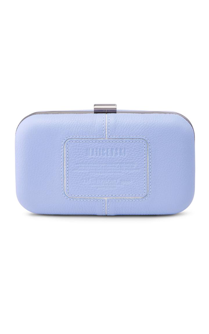 Maticevski Blushing Embossed Leather Clutch