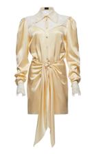 Magda Butrym Hebei Silk Tie-waist Lace Dress