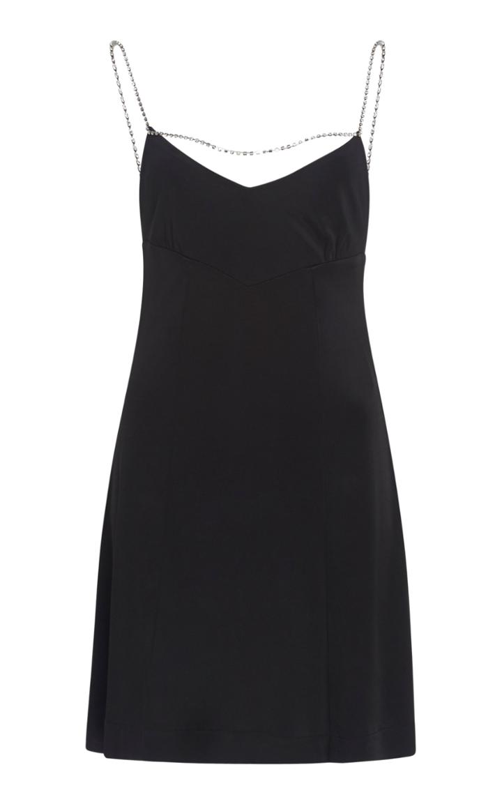 Alexachung Rhinestone Detailed Jersey Mini Dress