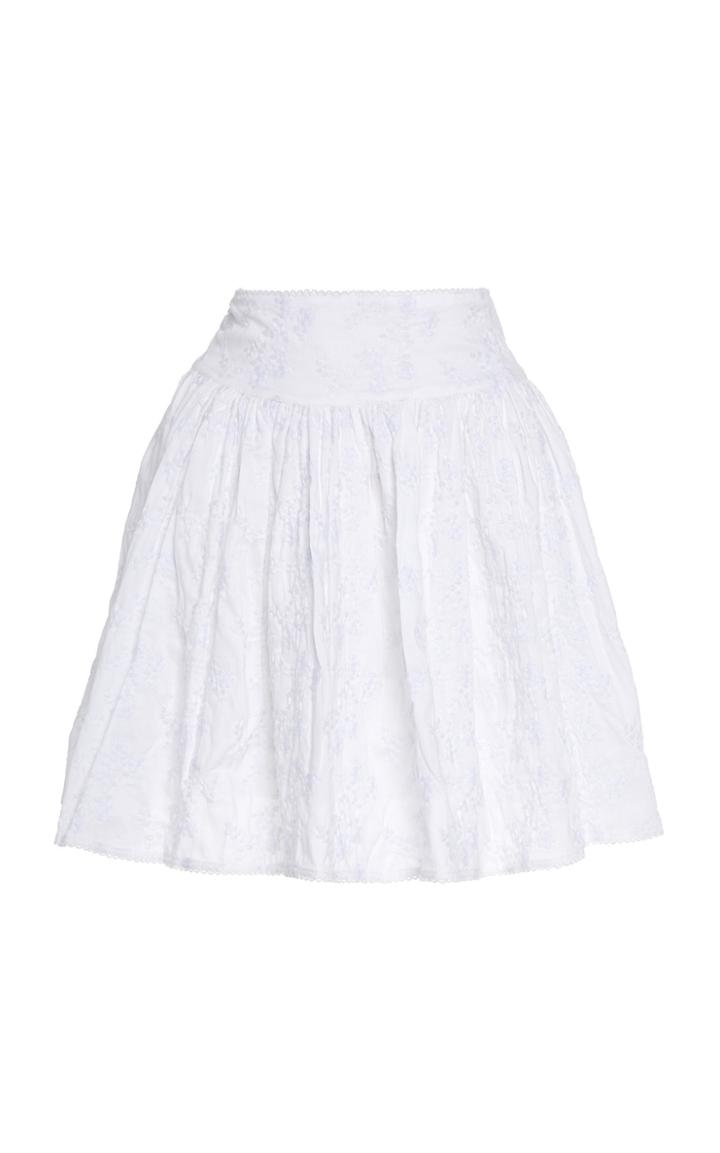 Agua By Agua Bendita Tropic Linen Mini Skirt