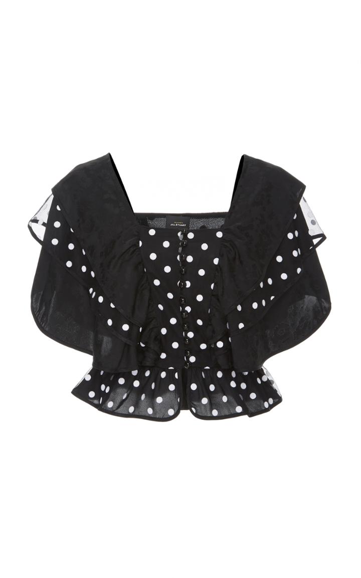 Jill Stuart Renee Polka-a-dot Top
