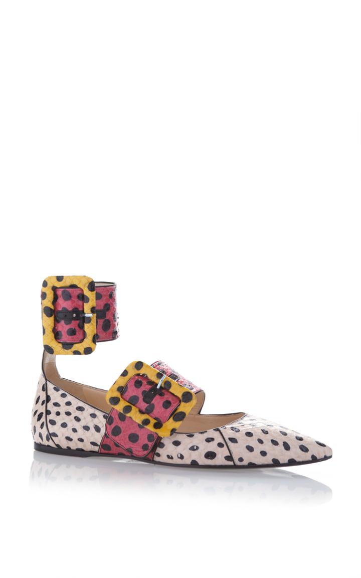 Attico Manu Snake Flat