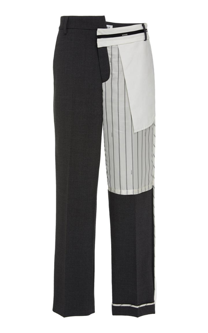 Monse Inside Out Pinstripe Pocket Pants
