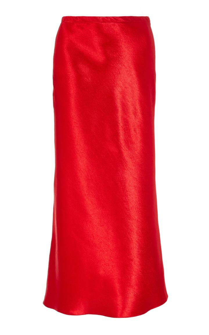 Sies Marjan Aliya Satin Midi Skirt