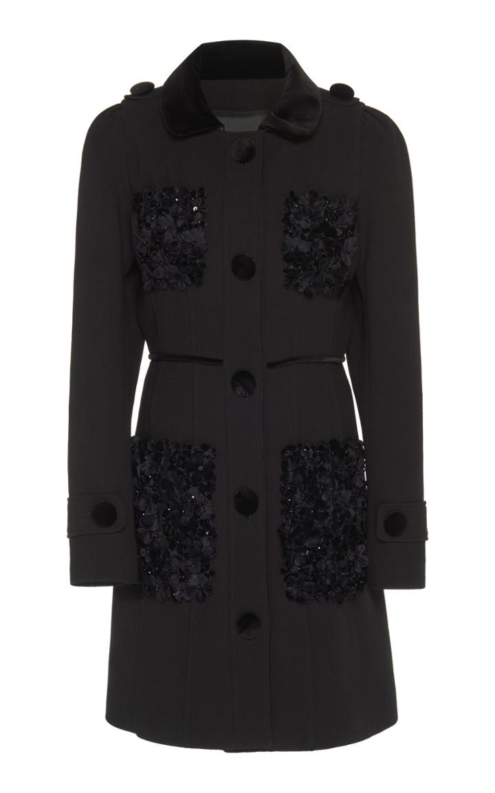 Andrew Gn Embroidered Pocket Coat