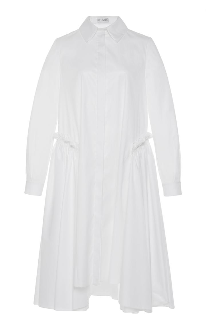 Dice Kayek Pleated Shirt Dress