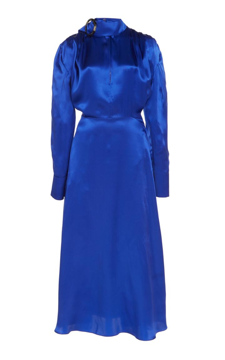 Matriel Silk Buckled Dress