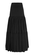 Moda Operandi Aje Allgro Tiered Cotton-blend Maxi Skirt Size: 8