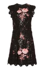 Giambattista Valli Printed Lace Mini Dress