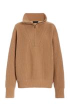 Moda Operandi Nili Lotan Hester Ribbed-knit Cashmere Half-zip Sweater