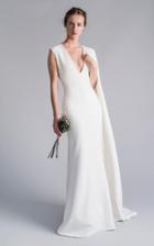 Moda Operandi Sophie Et Voila V-neckline Column Gown Size: 34