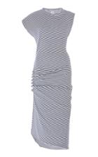 Paco Rabanne Stripe Midi Dress