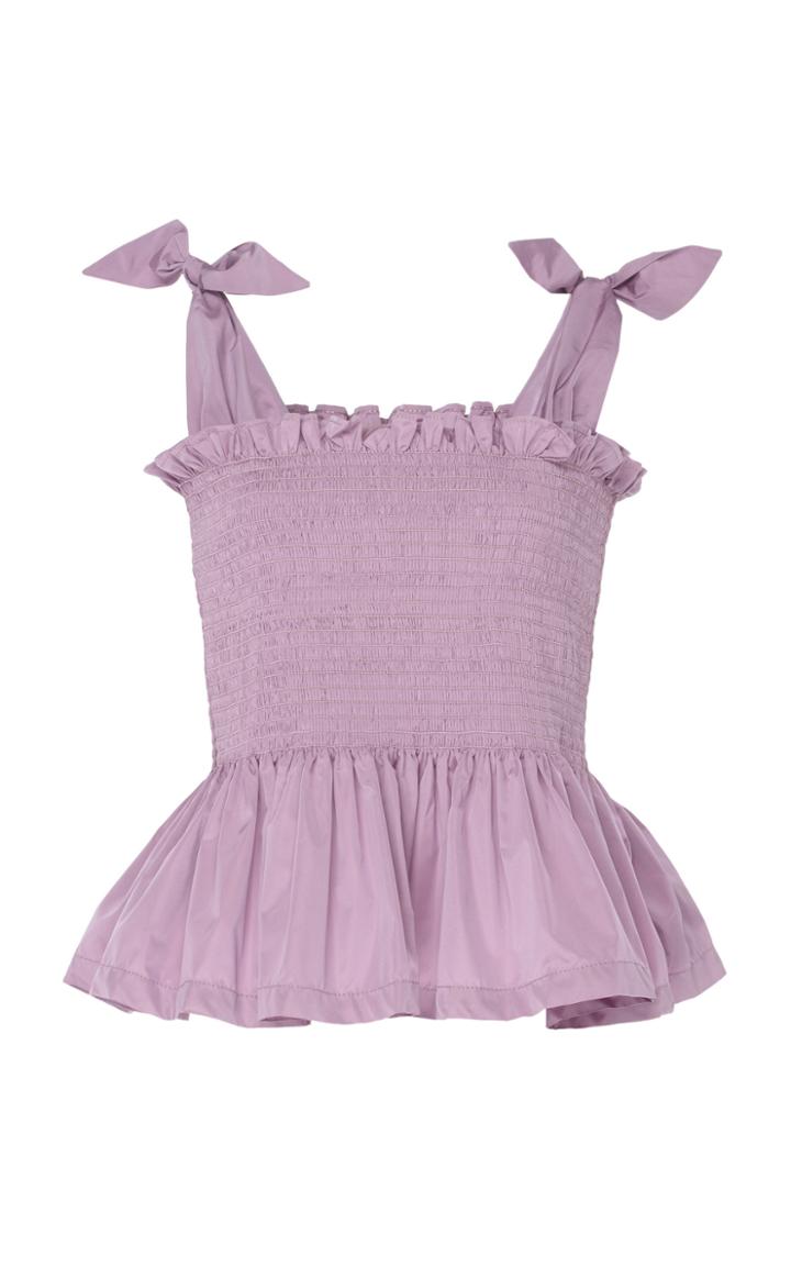 Molly Goddard Megan Ruched Bodice Top
