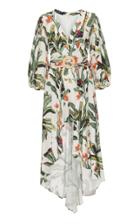 Patbo Tropical Print High-low Romper