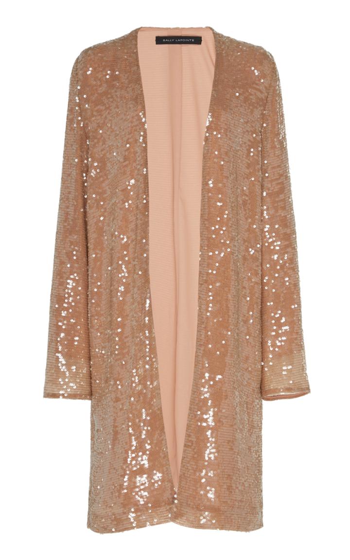 Sally Lapointe Sequined Crepe Jacket
