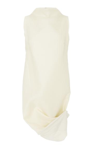 Marisa Witkin Rolled Hem High-neck Dress