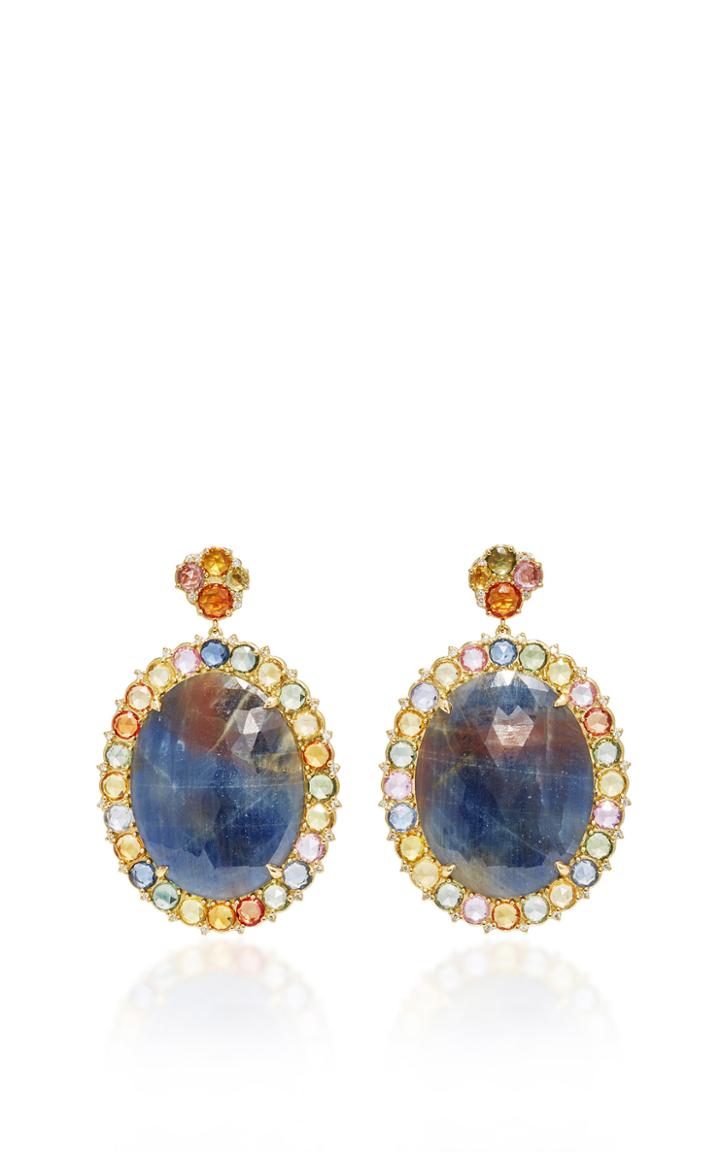 Jamie Wolf Spectrum Sapphire Slice Earring