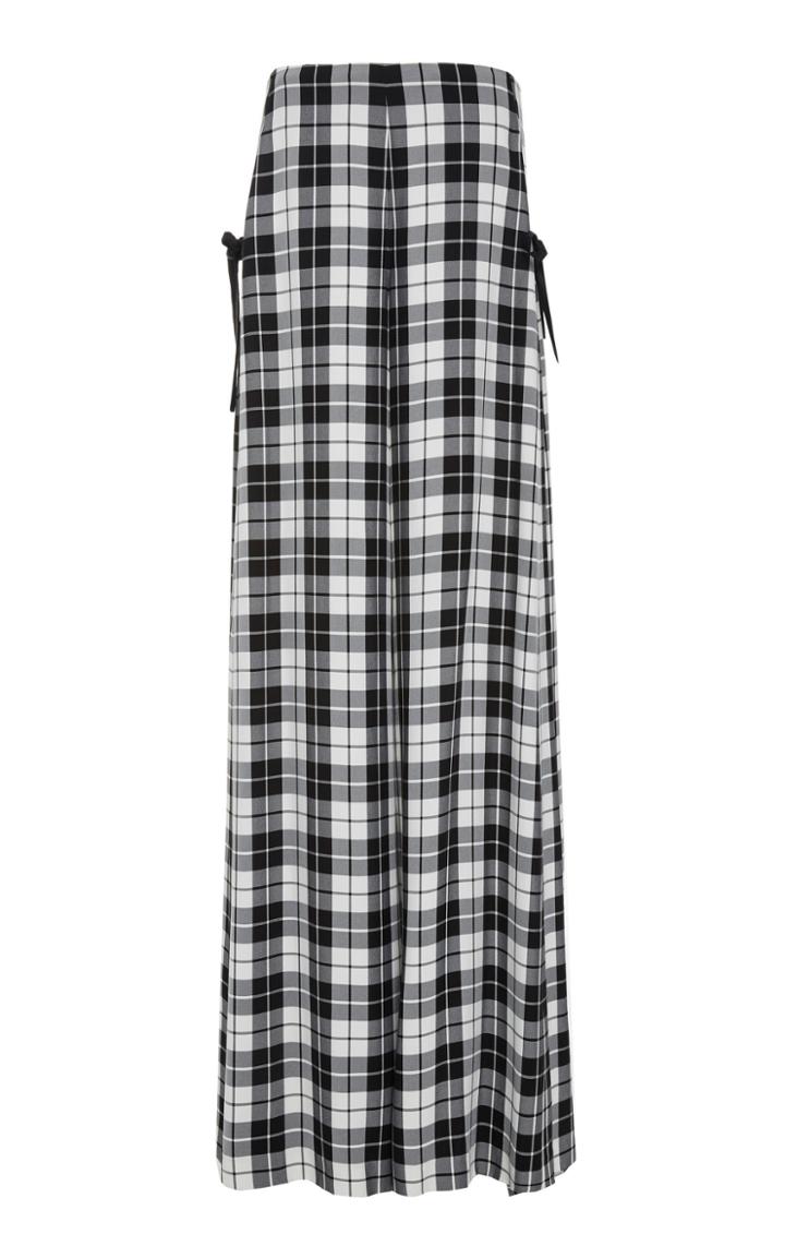 Hellessy Maelstrom Plaid Palazzo Pant