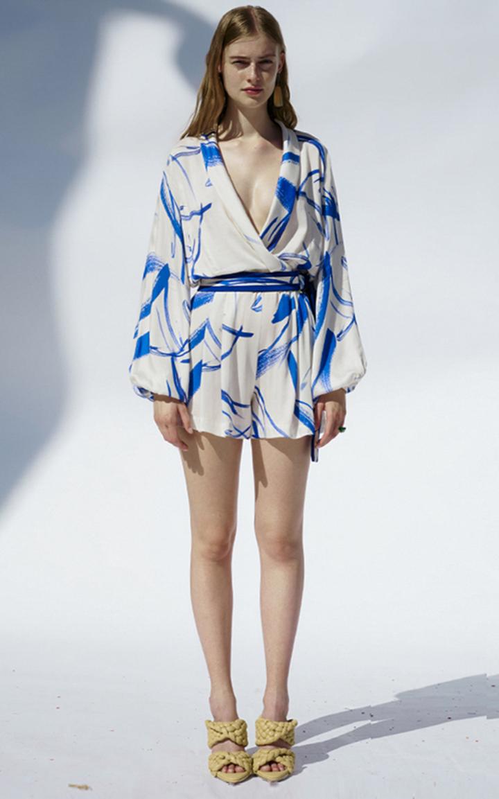 Moda Operandi Galvan Cabana Playsuit