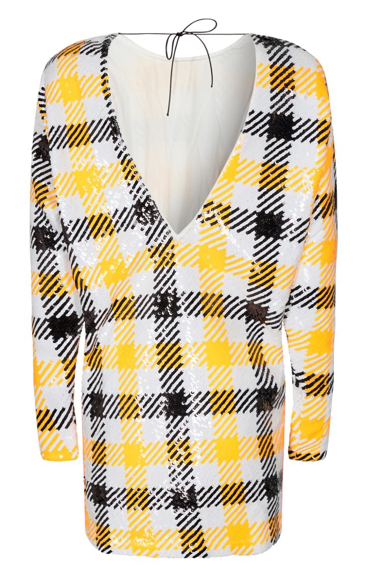 Moda Operandi Rotate Ea Houndstooth Cady Dress