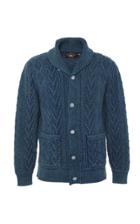 Rrl Aaron Shawl-collar Cotton And Linen-blend Cardigan