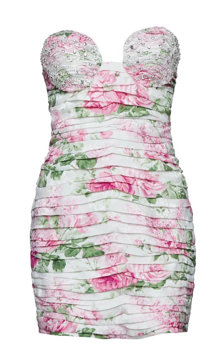 Moda Operandi Magda Butrym Strapless Silk Dress