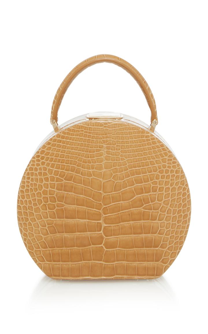 Buwood Bumi 18cm Beige Alligator Tote
