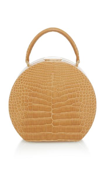 Buwood Bumi 18cm Beige Alligator Tote