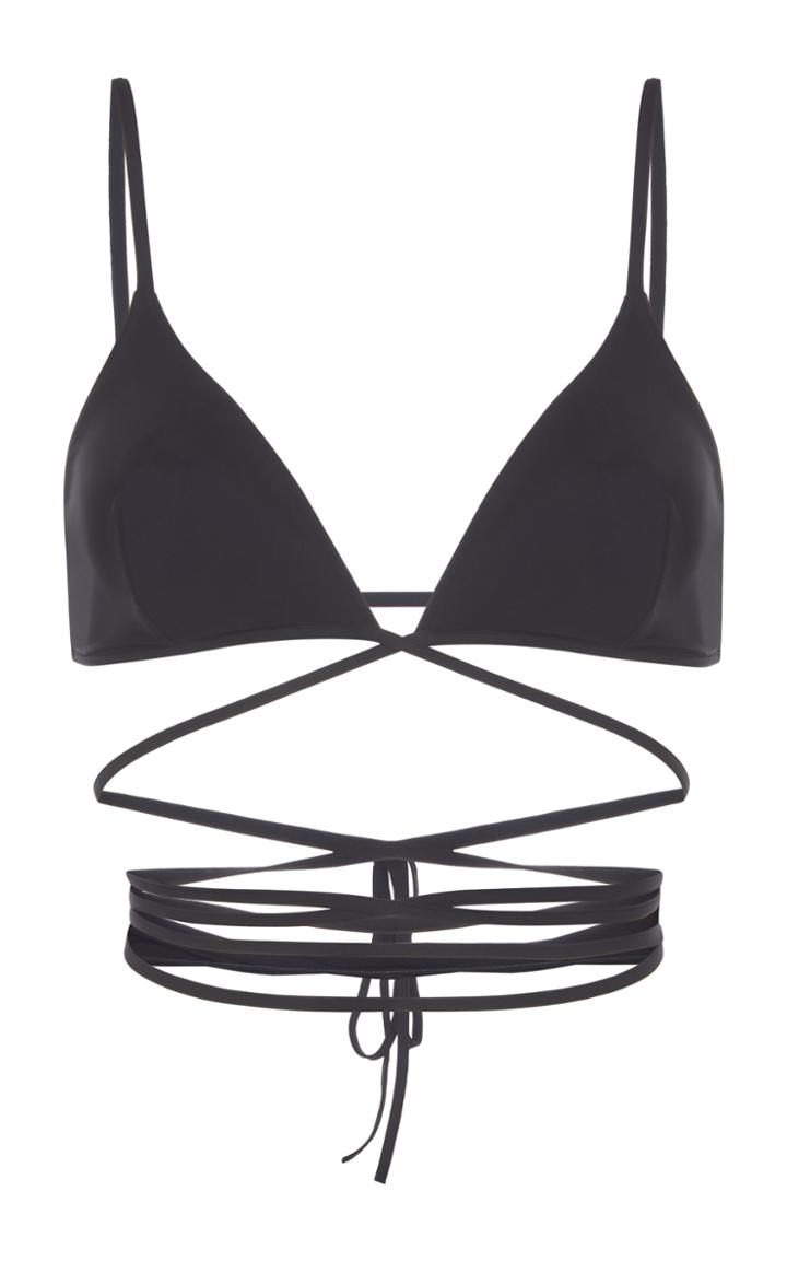 Alberta Ferretti Criss-cross Swimsuit