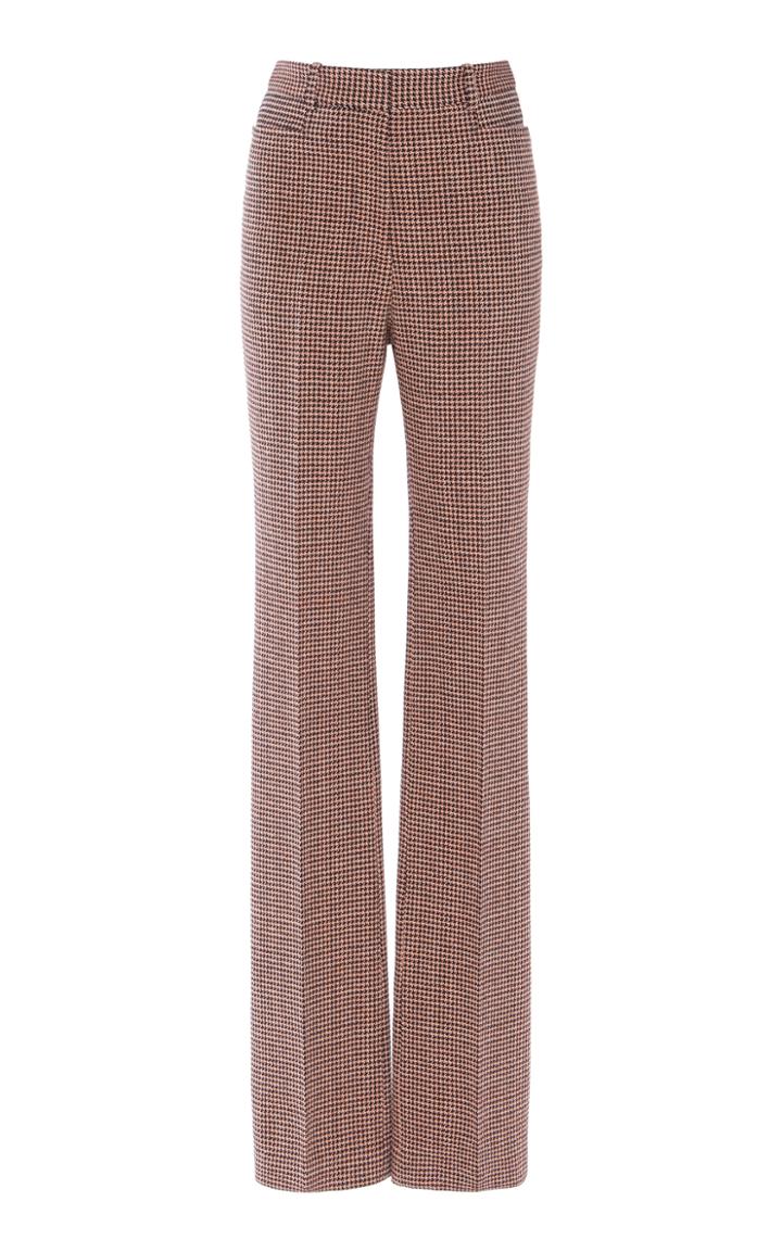 Victoria Beckham Wool-blend Tweed Straight-leg Pants