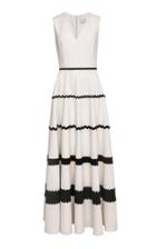 Lilli Jahilo Anja V-neck Gown With Ribbon Embellishment