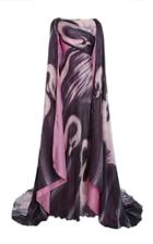 Moda Operandi Rodarte Hand Painted Silk Cape Gown