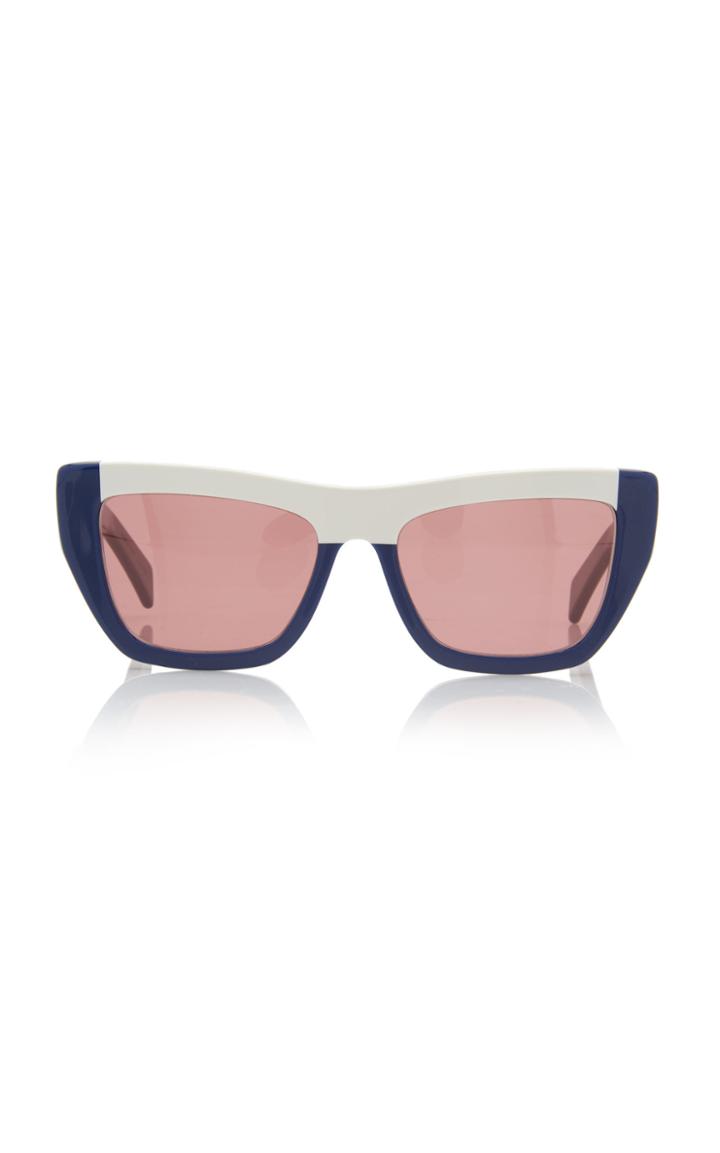 Marni Colorblocked Cat-eye Sunglasses