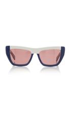Marni Colorblocked Cat-eye Sunglasses