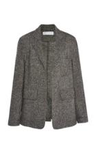 Victoria Beckham Denegal Tweed Patch Pocket Blazer