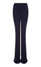Safiyaa Halluana Embellished Crepe Flared-leg Pants