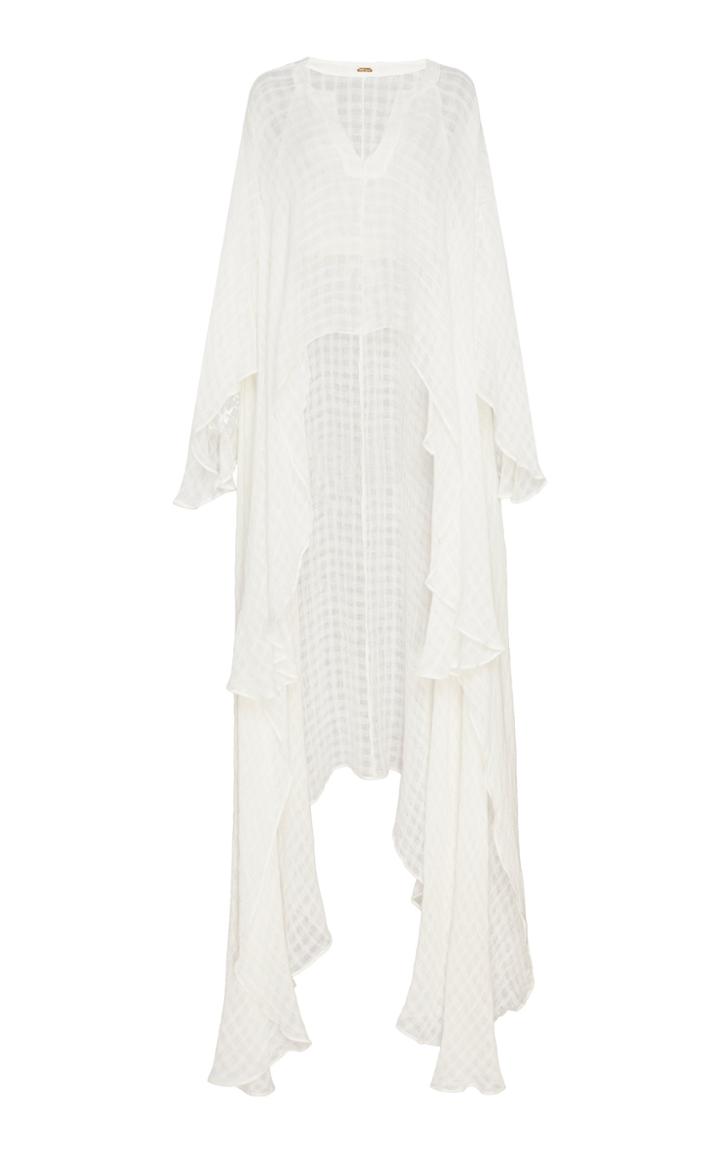 Moda Operandi Cult Gaia Goldie High-low Linen Coverup Size: Xs