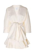 Acler Lipton Cotton Shirt Wrap Dress