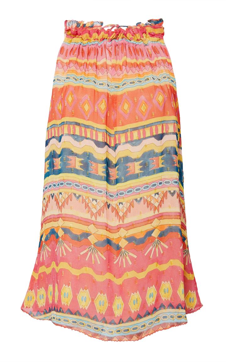 Moda Operandi Chufy Mancora Pleated Chiffon Top Size: Xs