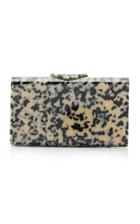 Edie Parker Lara Mini Tortoise Print Acrylic Clutch