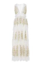 Giambattista Valli Gold Detailing Maxi Dress